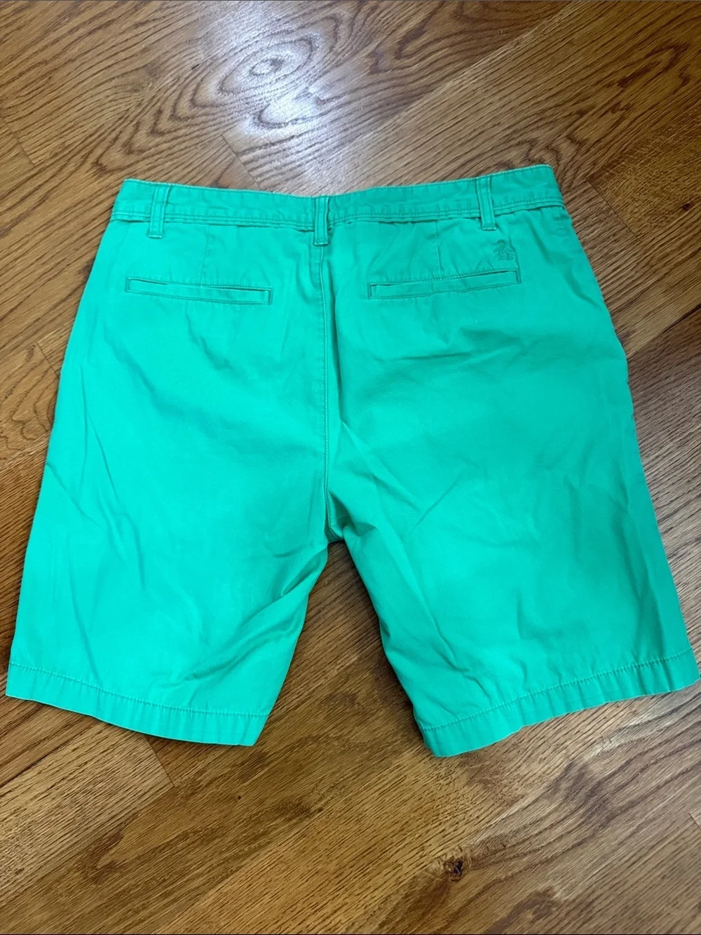 Original Penguin by Munsingwear Green Chino Shorts Size 34 Cotton